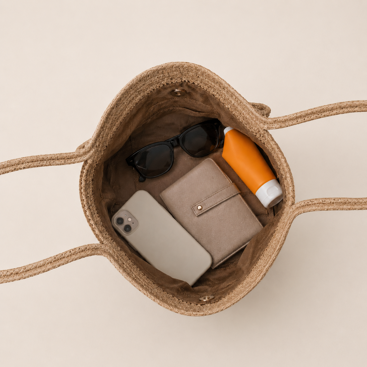 Ráfia Damenhandtasche aus Rafia – Sommer Tasche | Lunéa