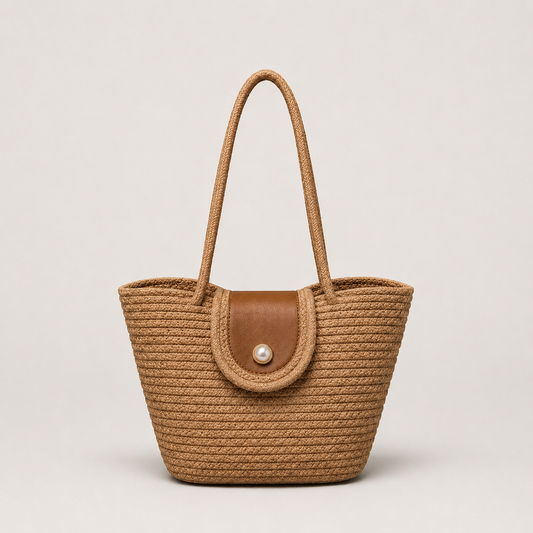 Ráfia Damenhandtasche aus Rafia – Sommer Tasche | Lunéa