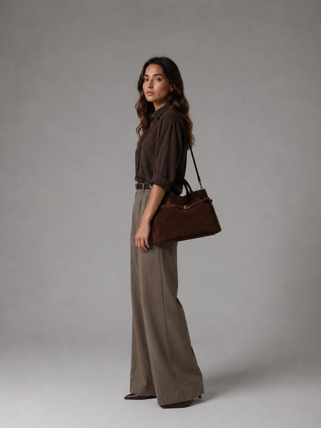 Atelier Damen Handtasche – Elegante Luxus Tasche Braun | Lunéa