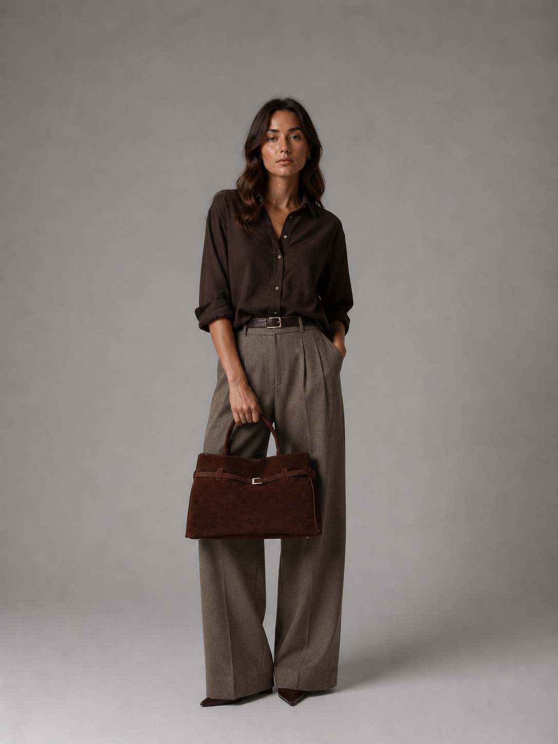 Atelier Damen Handtasche – Elegante Luxus Tasche Braun | Lunéa